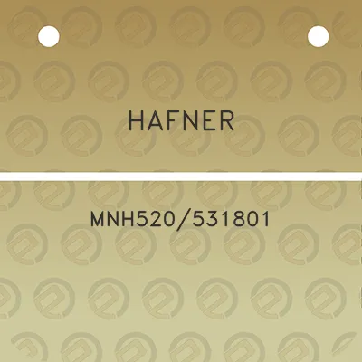 hafner-mnh520531801