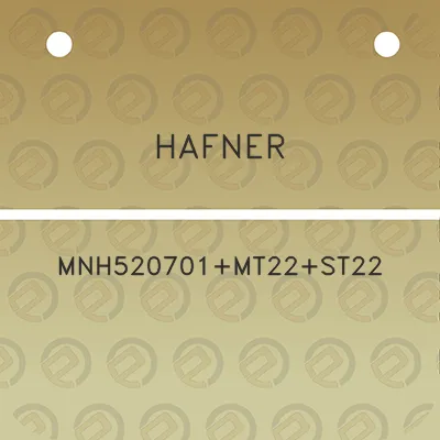 hafner-mnh520701mt22st22