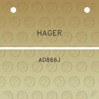 hager-ad866j