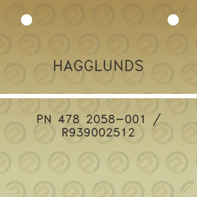 hagglunds-pn-478-2058-001-r939002512