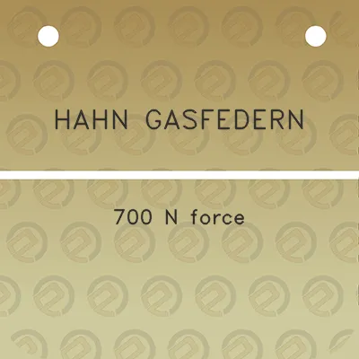 hahn-gasfedern-700-n-force