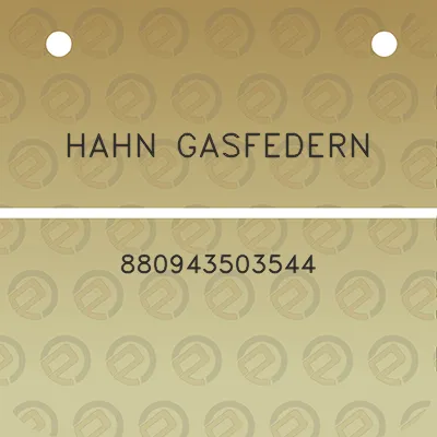 hahn-gasfedern-881e11