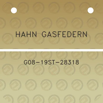 hahn-gasfedern-g08-19st-28318