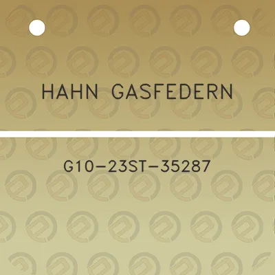 hahn-gasfedern-g10-23st-35287