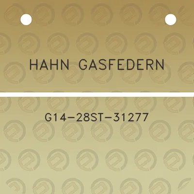 hahn-gasfedern-g14-28st-31277