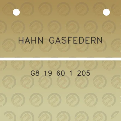 hahn-gasfedern-g8-19-60-1-205