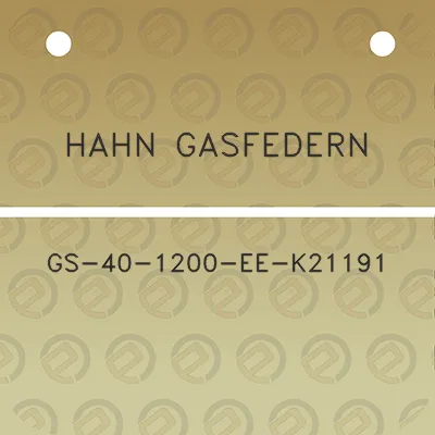 hahn-gasfedern-gs-40-1200-ee-k21191