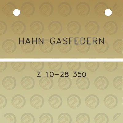 hahn-gasfedern-z-10-28-350