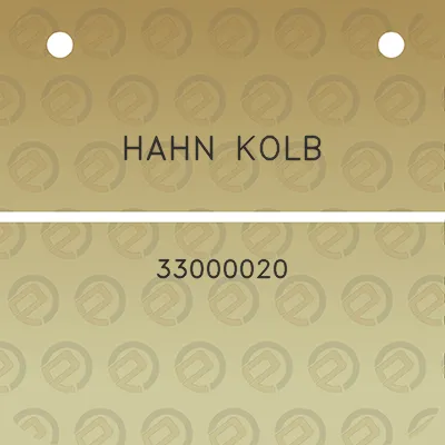 hahn-kolb-33000020