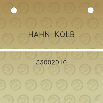 hahn-kolb-33002010