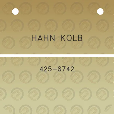 hahn-kolb-425-8742