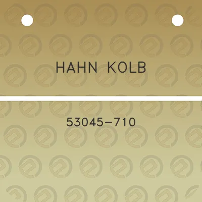 hahn-kolb-53045-710