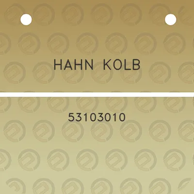 hahn-kolb-53103010