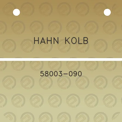 hahn-kolb-58003-090