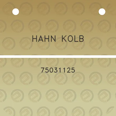 hahn-kolb-75031125