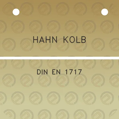 hahn-kolb-din-en-1717