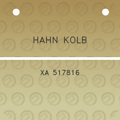 hahn-kolb-xa-517816