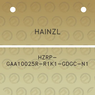 hainzl-hzrp-gaa10025r-r1k1-gdgc-n1