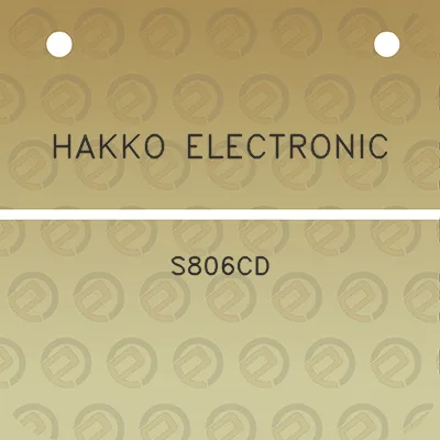 hakko-electronic-s806cd