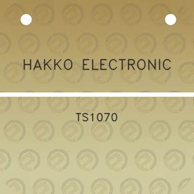 hakko-electronic-ts1070