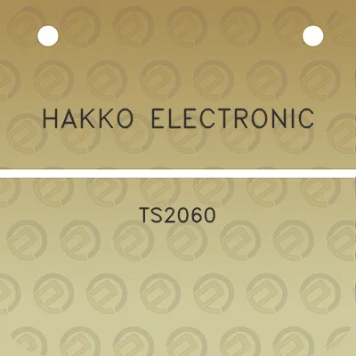 hakko-electronic-ts2060