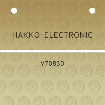 hakko-electronic-v708sd