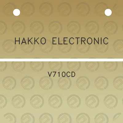 hakko-electronic-v710cd