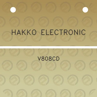 hakko-electronic-v808cd