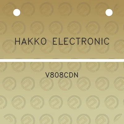 hakko-electronic-v808cdn