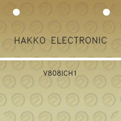 hakko-electronic-v808ich1