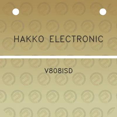 hakko-electronic-v808isd