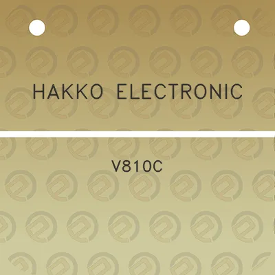 hakko-electronic-v810c