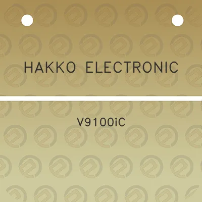 hakko-electronic-v9100ic