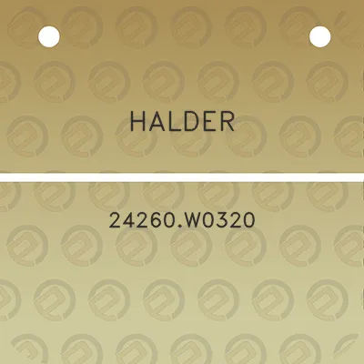 halder-24260w0320