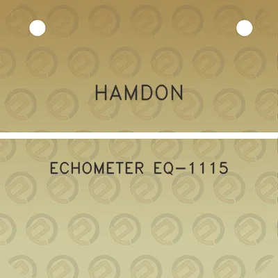 hamdon-echometer-eq-1115