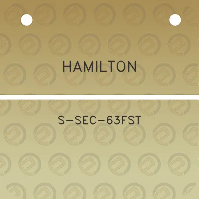 hamilton-s-sec-63fst