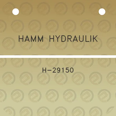 hamm-hydraulik-h-29150