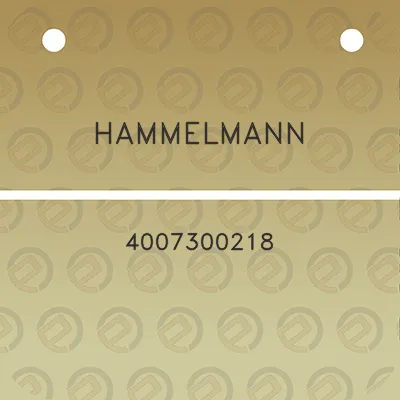 hammelmann-4007300218