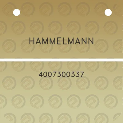 hammelmann-4007300337