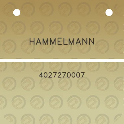 hammelmann-4027270007