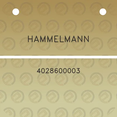 hammelmann-4028600003