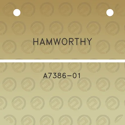 hamworthy-a7386-01