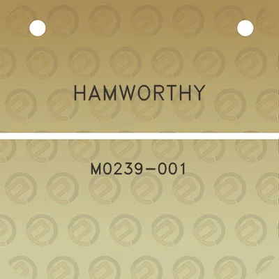 hamworthy-m0239-001