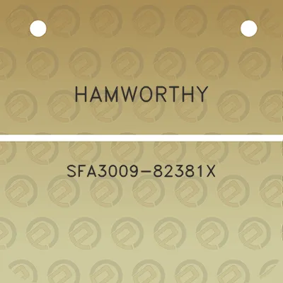 hamworthy-sfa3009-82381x