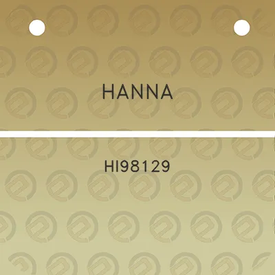 hanna-hi98129