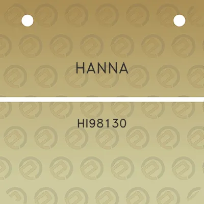 hanna-hi98130