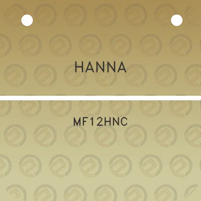 hanna-mf12hnc