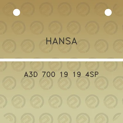 hansa-a3d-700-19-19-4sp