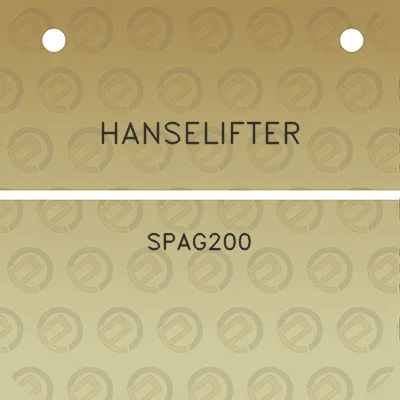 hanselifter-spag200