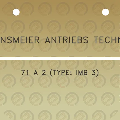 hansmeier-antriebs-technik-71-a-2-type-imb-3